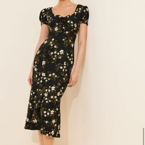 Maeve Floral Black Dress